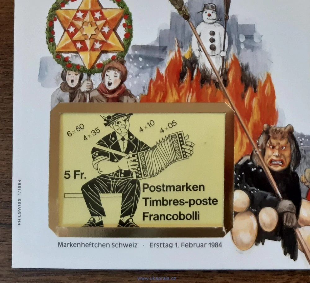 Švýcarsko FDC s H-Blatt 145/9