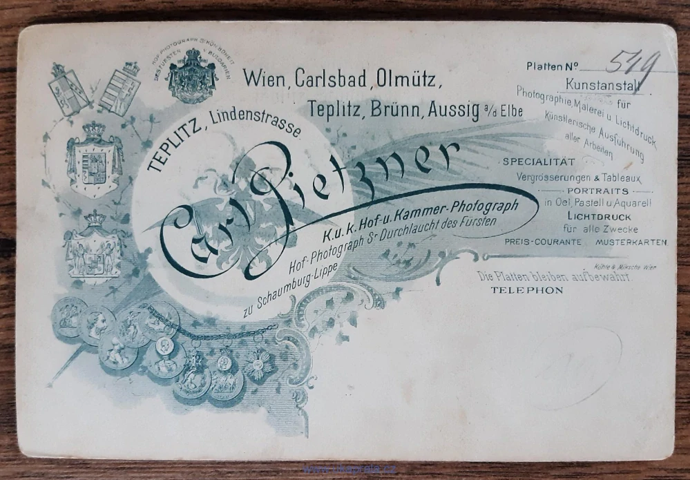 Kabinetka - portrét, dáma