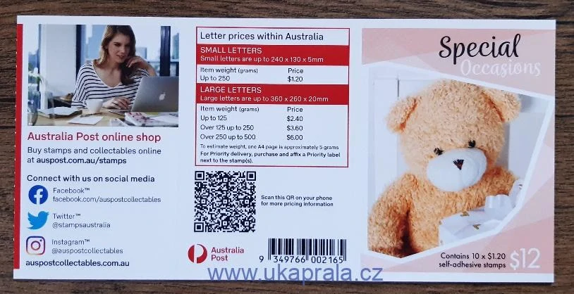AUSTRÁLIE ** sešitek, Teddy Bear, r. 2023