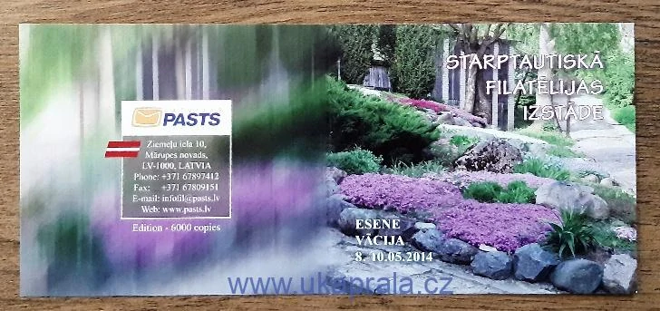 LOTYŠSKO ** ZS 904, EUROPA, lidové hudební nástroje, r. 2014