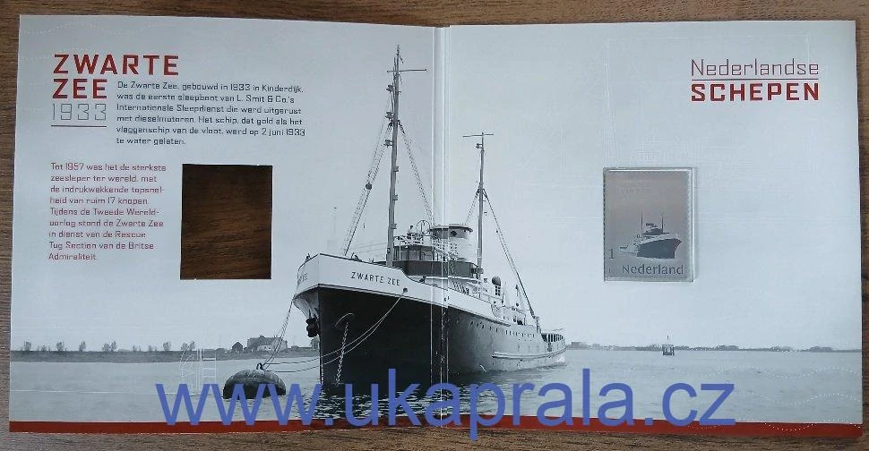 HOLANDSKO ** Silver Stamp - Dutch Ships, the Black Sea - Silver Collection, NOVINKA R. 2026