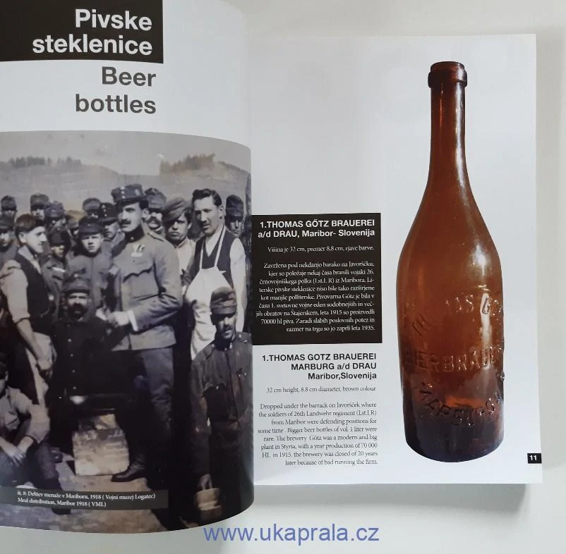 Aleš Lipovec, Steklenice s Soške fronte