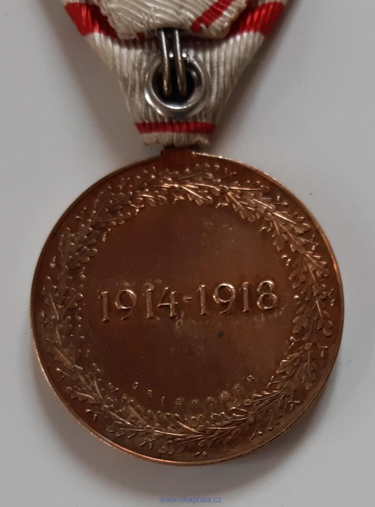 Rakouská pamětní medaile 1914-18 "Für Österreich"