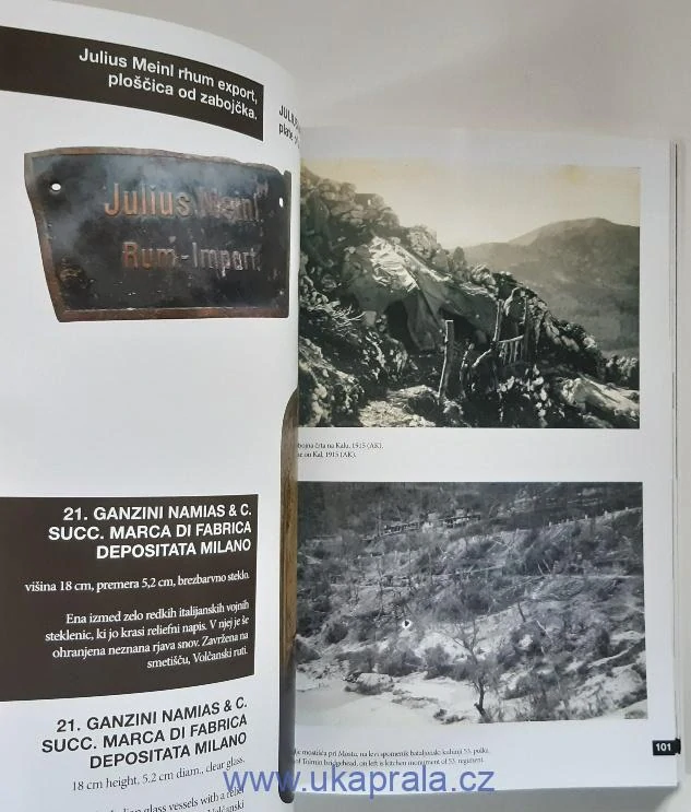Aleš Lipovec, Steklenice s Soške fronte