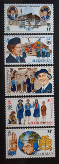 Ostrov Man ** 272/6, 75 let skautek, r. 1985