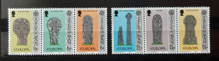 Ostrov Man ** 122/7 3pásky, EUROPA, kamenné památky, r. 1978