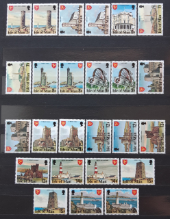 Ostrov Man ** výplatní 105/117 A+B, stavby a motivy z Manu, r. 1978