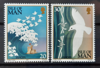 Ostrov Man ** 627/8, EUROPA, mír, r. 1995
