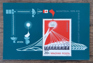 Maďarsko ** aršík Bl 119, LOH Montreal 1976