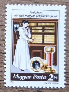 Maďarsko ** 3493A, telefon, r. 1981