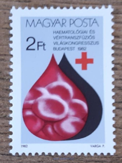 Maďarsko ** 3569A krev, Červený kříž, r. 1982