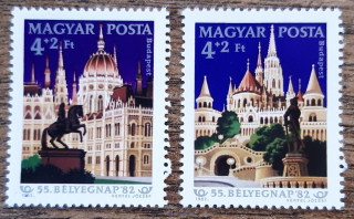 Maďarsko ** 3571/2A, Den známky, r. 1982