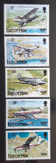 Ostrov Man ** 256/60, dopravní letadla, r. 1984