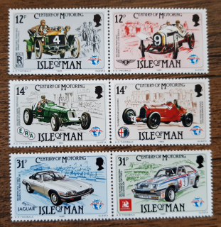 Ostrov Man ** 282/7 páry,  závodní automobily, r. 1985