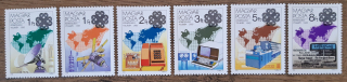 Maďarsko ** 3636/41 kosmos, technika, r. 1983