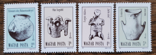 Maďarsko ** 3891/4 archeologické nálezy, r. 1987