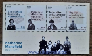 NOVÝ ZÉLAND ** aršík, Katherine Mansfield, r. 2023