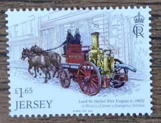 Jersey ** 2655 hasičská stříkačka s koňmi,r.2023