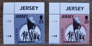 Jersey ** 693/4 mír a svoboda,Europa r.1995
