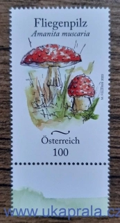 RAKOUSKO ** 3669, muchomůrka červená, r. 2022