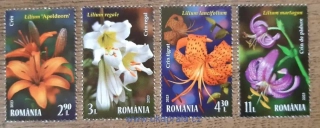RUMUNSKO ** flóra, lilie, r. 2023
