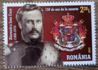 RUMUNSKO ** A.I. Cuza, 150 výročí úmrtí, r. 2023