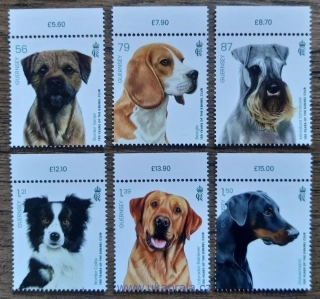 Guernsey ** 1945/50 A psi, 150 Years of The Kennel Club, r. 2023