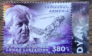 ARMÉNIE ** G. Gurzadyan, kosmonautika, r. 2022