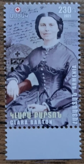 ARMÉNIE ** 1223 Clara Bartonová, Červený kříž, r. 2021