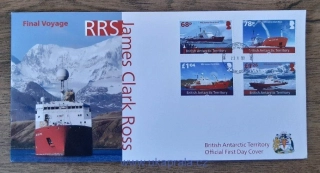 BAT, FDC RRS J.C.Ross,výzkumná loď, r.2021