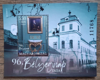 Maďarsko ** aršík Den známky, Tata, r.2023