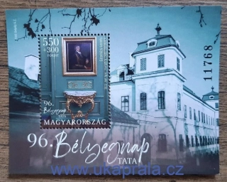 MAĎARSKO ** aršík Den známky, Tata, r. 2023