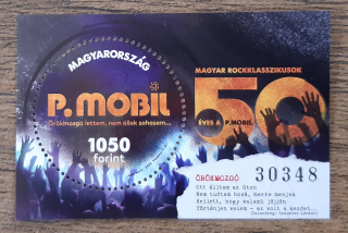Maďarsko ** aršík B481A historie rocku "P.MOBIL" r. 2023