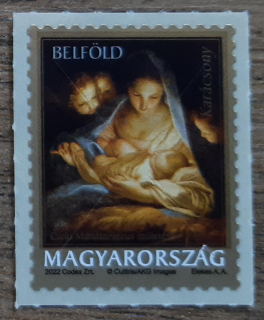 Maďarsko ** 6294 I vánoční, samolepící r.2022