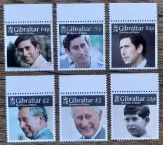 Gibraltar ** 1879/84 Charles princ z Walesu r. 2018