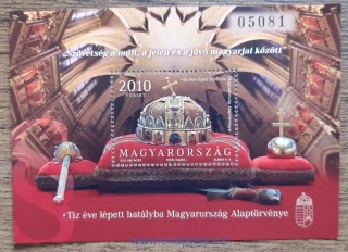 Maďarsko ** aršík BL465A výr. maď. ústavy, r. 2022
