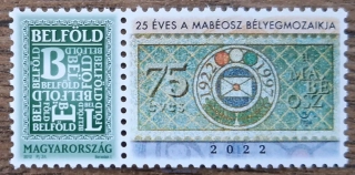Maďarsko ** 5567 filatelistická mozaika, personalizovaný kupon r. 2022