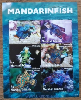 MARSHALL ISLANDS ** Mandarinfish, r.2023