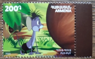 ARMÉNIE ** kreslené, myš, Puy-Puy, r. 2023