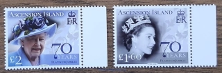 ASCENSION ** královna QEII., platinové výročí "70", r. 2022