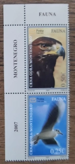 Černá Hora ** spojka 141/2 fauna,ptáci, r.2007