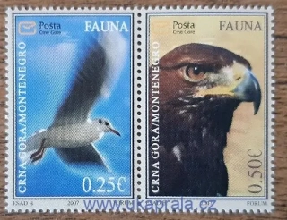 Černá Hora ** spojka 141/2 fauna,ptáci, r.2007