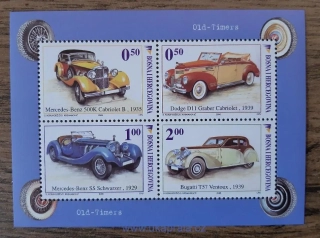 Bosna a Hercegovina ** aršík Bl29 veterány, r.2006