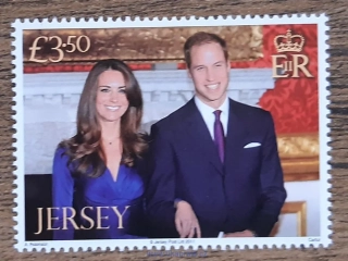 Jersey ** 1553, svatba prince Williama s Kate, r.2011