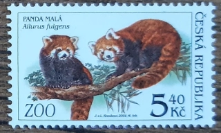 ČR ** 301 Ochrana přírody-zvířata v ZOO, panda malá, r. 2001