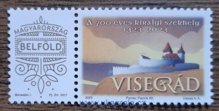 Maďarsko ** 5927, Visegrád, personalizovaný kupon r. 2023