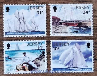 Jersey ** 396/9 plachetnice, Westward, r. 1987