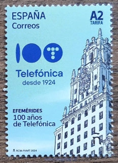 ŠPANĚLSKO ** Telefónica, 100. výročí, R. 2024