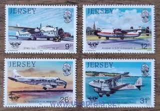 Jersey ** 330/3 historie letecké dopravy II, r. 1984
