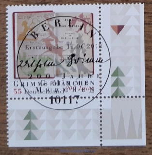 SRN raz. 2938  pohádky bratří Grimmů, 200. výročí, r. 2012